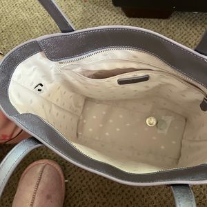 Kate spade lilac tote n matching makeup purse